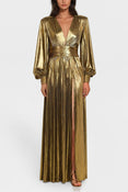 The Kathy | Gold Maxi Gown