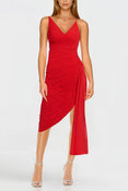 The Adeline | Red Spaghetti Strap Cocktail Dress