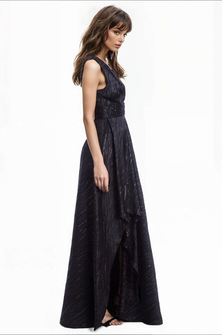 The Whitney | Animal Jacquard Maxi Dress