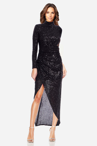 The Nako | Sequin Midi Cocktail Dress