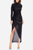 The Nako | Sequin Midi Cocktail Dress