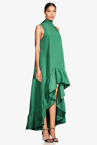 The Yolanda | Green High-Low Maxi Gown