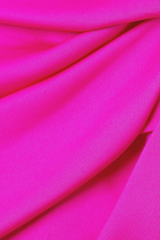 The Sienna | Fuchsia Draped Mini Dress